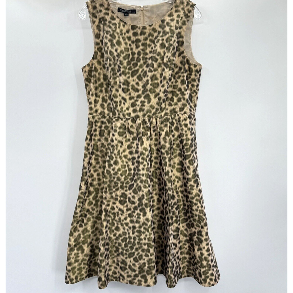 Lafayette 148 New York Leopard Print Dress